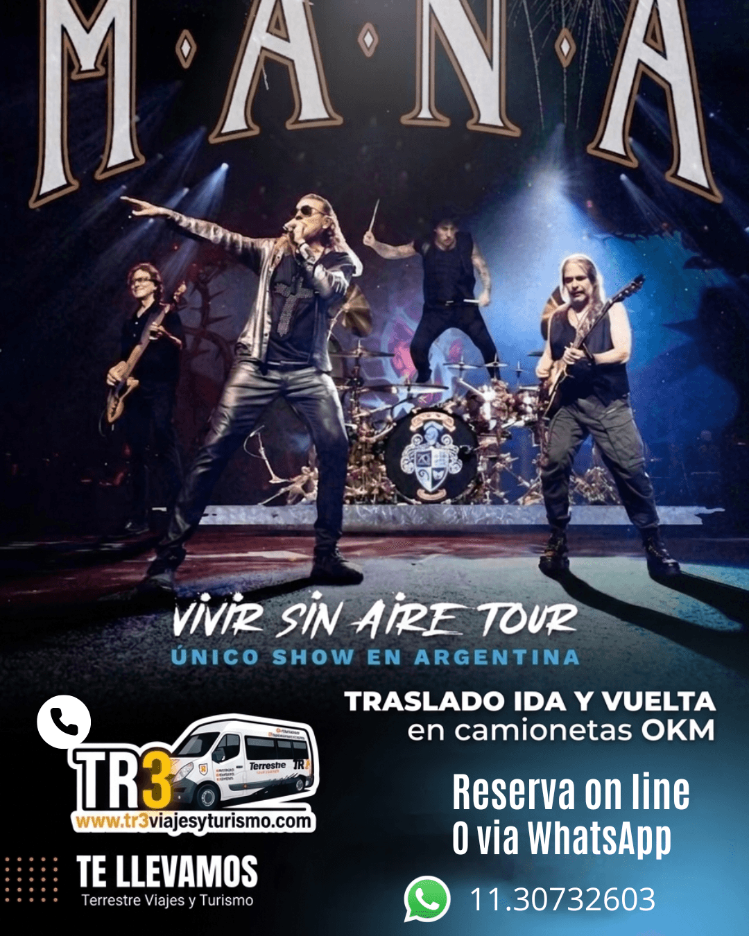 🎸 M•A•N•A en River TRASLADO